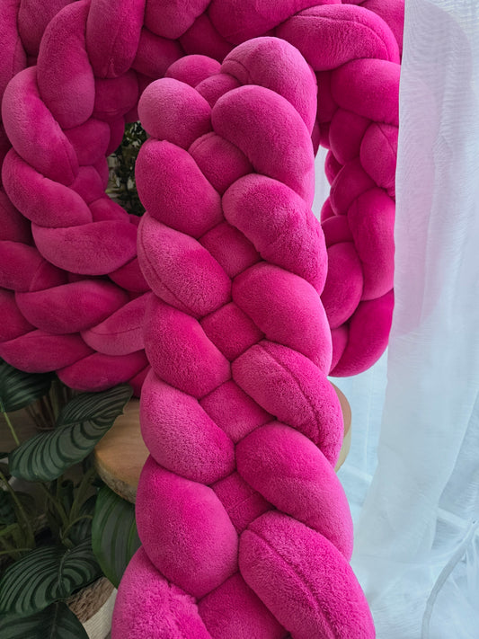 Tresse de lit 4 brins 460cm doudou fushia déstockage