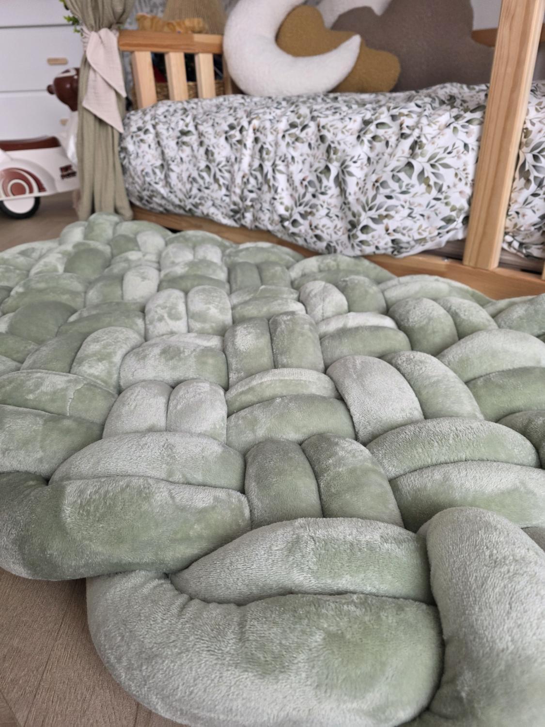 Tapis noeud 110x70cm doudou jade