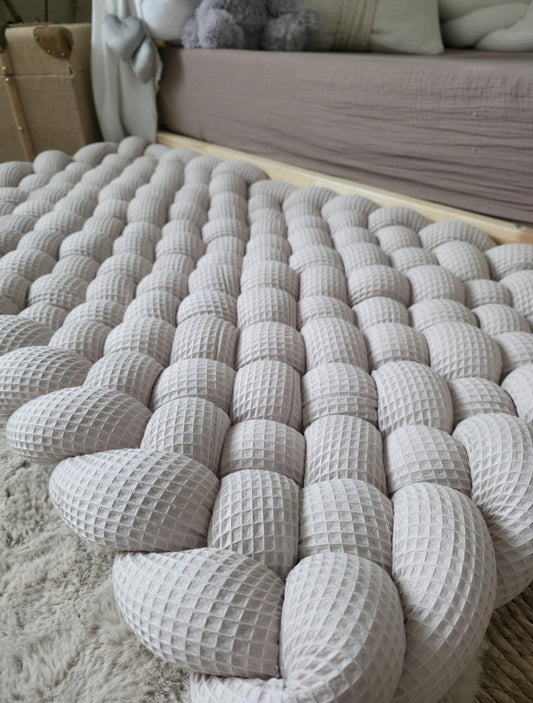 Tapis tressé 120x60cm beige