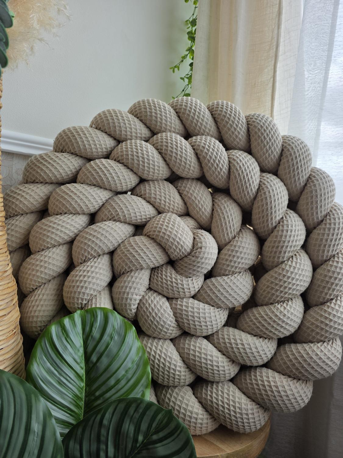 Tresse de lit 3 brins beige 5,4m
