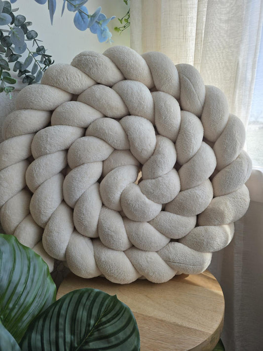 Tresse de lit 3 brins doudou beige 3.6m