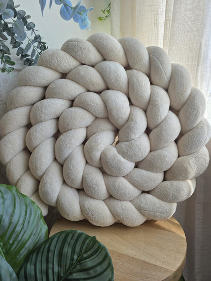 Tresse de lit 3 brins doudou beige 5m