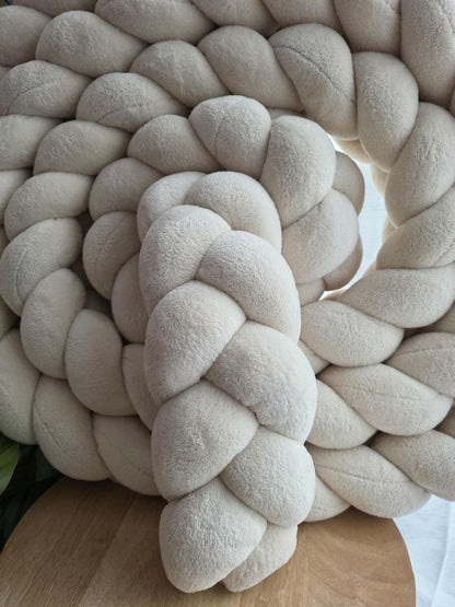 Tresse de lit 3 brins doudou beige 6m