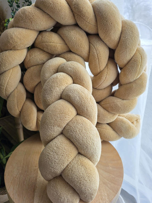 Tresse de lit 3 brins doudou camel 3m