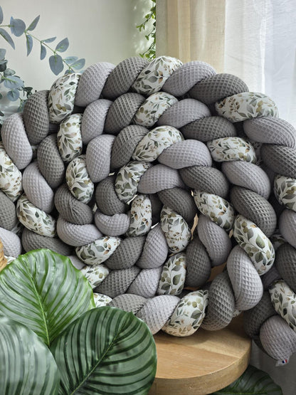 Tresse de lit 3 brins gris anthracite luara 5m