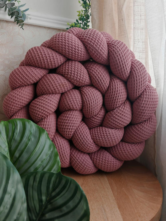 Tresse de lit 3 brins vieux rose 2m