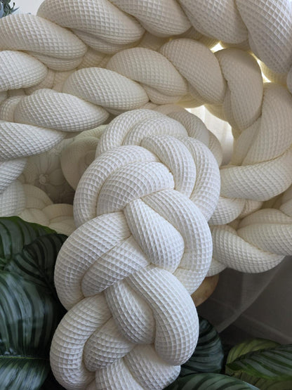 Tresse de lit 3 brins XXL écru 4.2m