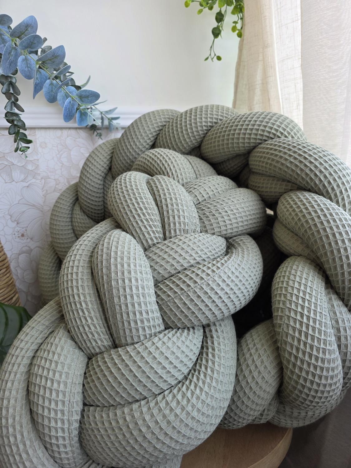 Tresse de lit 3 brins XXL olive 3m