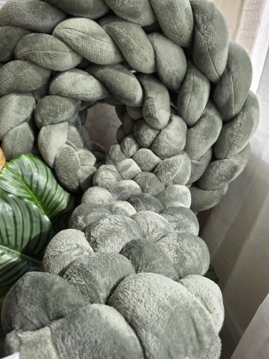 Tresse de lit 5 brins doudou olive 4.2m